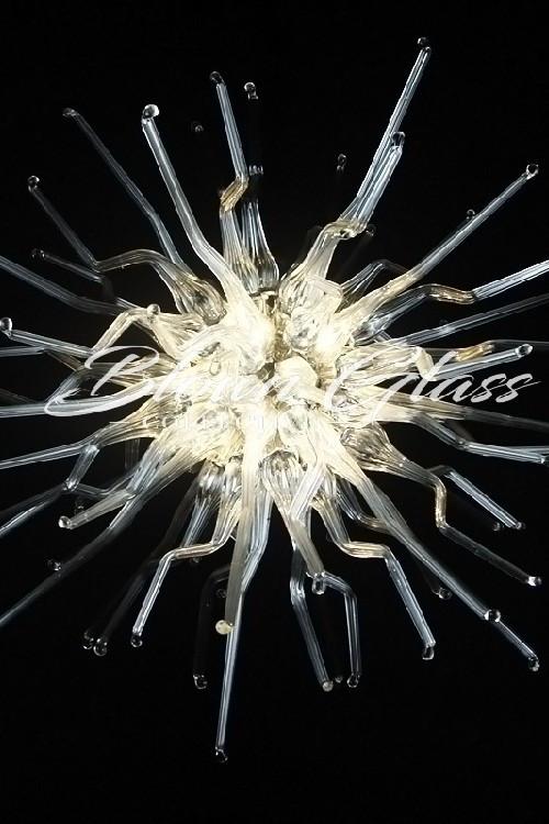 Light Interrupted Hand Blown Glass Chandelier - Blown Glass Collective