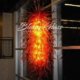 Rising Flames Hand Blown Glass Chandelier - Blown Glass Collective