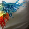 Modern Rainbow Hand Blown Glass Chandelier - Blown Glass Collective