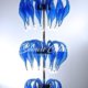 Lilies Down Hand Blown Glass Chandelier - Blown Glass Collective