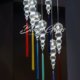 Technicolor Raindrops Hand Blown Glass Chandelier - Blown Glass Collective