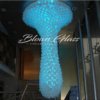 Glacial Ice Hand Blown Glass Chandelier - Blown Glass Collective