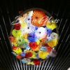 Ceiling in Bloom Hand Blown Glass Plates - Blown Glass Collective