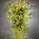 Spring Grass Dew Hand Blown Glass Wall Sconce - Blown Glass Collective