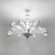 Dining Room Chandeliers - White Whimsy - Blown Glass Collective