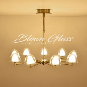 Kitchen Chandeliers - Tulip Bulbs - Blown Glass Collective